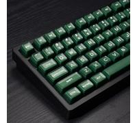 Lot de 142 Touches SA Vertes translucides en PBT Double Injection pour Clavier mécanique ISO ou ANSI à interrupteurs Cherry MX, Format 61/64/87/104/108