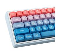 Lot de 143 touches en PBT - Profil MOA - Mignon arc-en-ciel - Sublimation - Contes de fées - Touches personnalisées pour claviers mécaniques Cherry Gateron MX Swithes