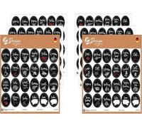 Lot de 144 autocollants à épices (étiquettes rondes à épices, inscriptibles,