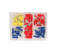 Lot de 144 chevilles universelles avec vis et crochets, pour fixation dans les plaques de plâtre, le béton, l'acier et la maçonnerie, montage fiable (5 x 24 mm, 6 x 28 mm et 8 x 32 mm avec vis et