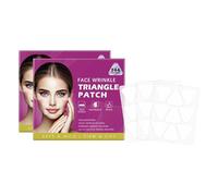 Lot de 144 patchs anti-rides transparents réutilisables pour traitement anti-rides pendant la nuit - Patche des rides du visage pour le front, la ligne souriante, sous les yeux (2 pièces)