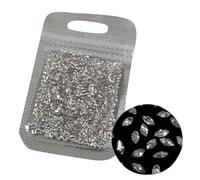 Lot de 1440 strass à dos plat pour ongles - Strass pour nail art - Vêtements pour projets d'artisanat des ongles - Facile à appliquer - Décoration de nail art
