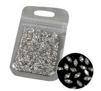 Lot de 1440 strass à dos plat pour ongles - Strass pour nail art - Vêtements pour projets d'artisanat des ongles - Facile à appliquer - Décoration de nail art