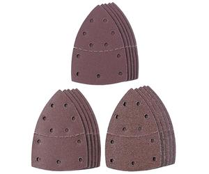 Lot de 15 abrasifs EINHELL pour ponceuse triangulaire - 15x10mm - Grains 60-K120-K180-49496174