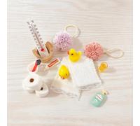 Lot de 15 accessoires de lutin miniatures pour porte de lutin - Décoration de Noël et maison de poupée - Kit de lavage avec mini dentifrice, brosse à dents - Éponge de bain - Canard - Rouleaux de