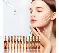 Lot de 15 ampoules d'extrait de caviar pour peau rayonnante de 2 ml de régénération anti-âge pour décolleté, cou et visage