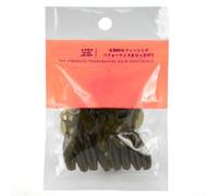 Lot de 15 appâts souples en silicone 35 mm avec saveur de crevettes pour pêche au bar et à la carpe Convient pour diverses techniques de pêche (noir doré)