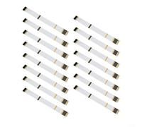 Lot de 15 autocollants thermorétractables en forme de flèche pour protéger et réparer les arbres de flèche, adaptés pour les flèches en carbone aluminium et fibre de verre de moins de 1 cm de diamètre