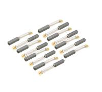 Lot de 15 balais de carbone de rechange pour moteurs électriques, scies circulaires, perceuses, meuleuses d'angle, aspirateurs - 20 x 5 x 5 mm