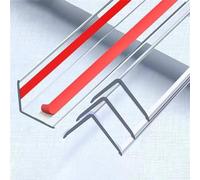 Lot de 15 bandes adhésives de protection d'angle en plastique transparent de 2,4 m pour cloison sèche et papier peint (2,5 cm de large x 2,4 m de long)