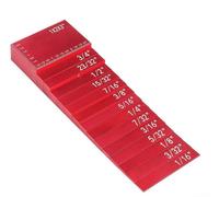 Lot de 15 blocs de réglage de la scie - Pour la configuration de précision, le travail du bois, la jauge et le bloc, pour le travail du bois, fraise, réglage de la hauteur de la lame et de la