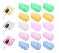 Lot de 15 boîtes pour têtes de Brosse à Dents Portables de Voyage, Housses de Protection pour têtes de Brosse à Dents, Accessoires de Voyage, adaptées pour Les Voyages d'affaires et Les Voyages.