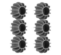 Lot de 15 boules lavage en silicone réutilisables, grises et blanches, for lave-linge sèche-linge, économie d'énergie, anti-emmêlement, nettoyage profondeur des vêtements Pour Sèche-Linge(Gray)