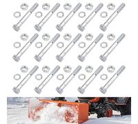 Lot de 15 boulons de cisaillement 70060-01338 70060-00726 pour souffleuse à neige avant Ku-bota BX2750D modèles B2781B B2782B F5210B F52226 0A F52 20B