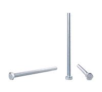 Lot de 15 boulons hexagonaux DIN 933 en acier zingué M6 x 90 mm 8,8 Grade Vis à tête hexagonale Filetage complet Boulon taraud (15 M6 x 90 mm)