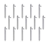 Lot de 15 broches à dégagement rapide pour bracelet de montre, accessoires de réparation de montre, tige à ressort en acier inoxydable