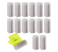 Lot de 15 brosses à colle de tennis de table | Sponge, gris, 15 brosses + clip | Applicateur de colle à base d'eau pour raquette | Kit d'outils d'épandage adhésif durable