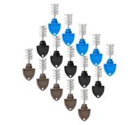 Lot de 15 brosses de robinet à bière pour robinet, nettoyeur de bec de fût avec poils en nylon robustes, tige en acier inoxydable et polypropylène, compatible avec les robinets de bière maison et