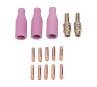 Lot de 15 buses de torche de soudage MIG 1,2 mm pour MB15 AK15 | Ce kit complet de quinze pièces offre une conductivité électrique fiable pour un soudage précis et stable.
