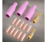 Lot de 15 buses pour 15AK pour équipement de soudage MIG avec composition équilibrée de cuivre et faïence pour une fonction efficace