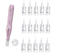 Lot de 15 cartouches de rechange à 9 broches pour Dr. Pen M5 M7 N2 E30 - Cartouches hygiéniques à usage unique pour soins de la peau lisse et éclatante - Compatible avec Dr. Pen M5 M7 N2 E30