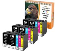 Lot De 15 Cartouches D'Encre 27Xl Compatibles Avec Epson 27 Xl Pour Workforce Wf-3620Dwf Wf-3640Dtwf Wf-7110Dtw Wf-7210Dtw Wf-7610Dw Wf-7620Dtwf Wf-7710Dwf Wf-7720Dtwf Wf-7715Dwf[ENC942900]