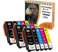 Lot De 15 Cartouches D'Encre 33Xl Compatibles Avec Epson 33Xl Multipack T3351 T3361 T3362 T3363 T3364 Pour Xp-530 Xp-540 Xp-630 Xp-635 Xp-640 Xp-645 Xp-830 Xp-900 Xp-7100[ENC942898]