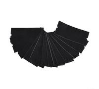 Lot de 15 chiffons en feutre de laine de rechange pour racloir en vinyle de 10 cm, doux pour protéger les bords et éviter les rayures lors de l'installation du film de voiture, flanelle épaisse avec