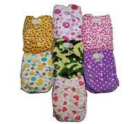 Lot de 15 chiffons lavables de poche avec fermeture Velcro et 15 inserts