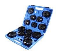 Lot de 15 cloches pour filtres à huile, clés pour filtre à huile, outils