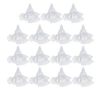 Lot de 15 coussinets en maille pour pot de fleurs avec structure conique creuse pour un meilleur drainage et ventilation des racines (petit)