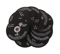 Lot de 15 disques de coupe en résine 75 mm pour scie circulaire en fibre de métal, 75 x 1,6 x 10 mm