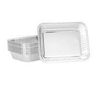 Lot de 15 doublures d'égouttement pour barbecue et fumoir Ninja OG701 OG751 OG800 OG900 Woodfire - Accessoires jetables en aluminium - Pièces de rechange pour Weber Q, Spirit, Genesis Series