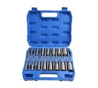 Lot de 15 douilles hexagonales de 150 mm de long, extensions de douilles profondes de 5,5 à 19 mm pour tournevis et perceuse électrique, mandrin à changement rapide, porte-embout magnétique