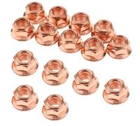 Lot de 15 écrous d'échappement M8 hexagonaux A1201420072 Écrou collecteur M8, revêtement en acier au carbone, écrous de collecteur d'échappement pour BMW E30 série 3