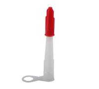 Lot de 15 embouts de buse de calfeutrage en silicone, bouchon à vis rouge, extension de cartouche d'étanchéité pour tubes EU3, 15 ensembles de couvercles de bec en plastique