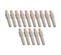 Lot de 15 embouts de soudage MIG - 40 x 1,2 mm - Accessoires de torche sans revêtement pour buse de soudage 15AK avec alignement amélioré pour un chemin de soudure clair