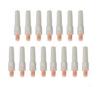 Lot de 15 embouts de soudage sans revêtement 40 x 1,0 mm pour buses de torche MIG 15AK - Accessoire de soudage anti-scories plaqué cuivre pour chemin de soudure clair