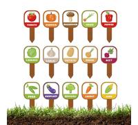 Lot de 15 étiquettes pour plantes pour le jardin, la cour