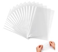 Lot de 15 feuilles de papier craquelé à coudre - Format A4 - Lavable - Avec un bruit de crépitement agréable - Papier bruyant comme accessoire de couture pour jouets