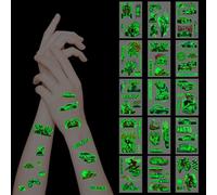 Lot de 15 feuilles de tatouages temporaires pour garçons - Échecs lumineux - Drapeau de voiture de course - Autocollants imperméables - Thème fête d'anniversaire - Récompenses scolaires - Prix et