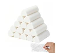 Lot de 15 gommes blanches ergonomiques en forme de triangle, sans résidus ni poussières, design pratique pour une correction précise, durable et non toxique, adapté à l’école, bureau et maison