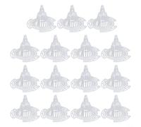 Lot de 15 joints coniques en maille pour pots de fleurs, inserts de drainage respirants pour éviter la pourriture des racines, couvercles de trous en plastique réutilisables avec 3 tailles pour pots
