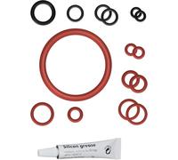 Lot de 15 joints toriques + 6 g de graisse de silicone diamant type 2 - Kit d'entretien - Joints toriques pour soupape de support, soupape d'écoulement, bec d'écoulement - Convient pour Philips Saeco