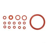 Lot de 15 joints toriques en silicone pour machine à café Saeco, joint de rechange pour groupe d'infusion, bec, réservoir d'eau et tuyaux de pression