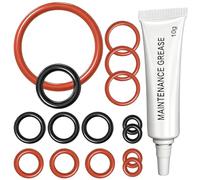 Lot de 15 joints toriques pour machine à café Philips avec 10 g de graisse en silicone, pièces de rechange en silicone pour groupe d'infusion, valve de support, valve à vapeur et valve d'écoulement