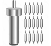 Lot de 15 lames de traceur 30/45/60 degrés pour Cricut Joy + 1 support de lame