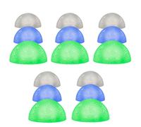Lot de 15 lampes LED décoratives demi-sphère Parc Effet Cour Lampes IP44 Projecteurs extérieurs