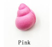 Lot de 15 leurres de pêche en forme d'escargot, haute flottabilité en EVA pour la pêche à la carpe (rose)