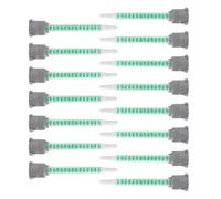 Lot de 15 mélangeurs statiques, mélangeurs statiques pour colle plastique, colle bicomposante, pistolet à colle 2K